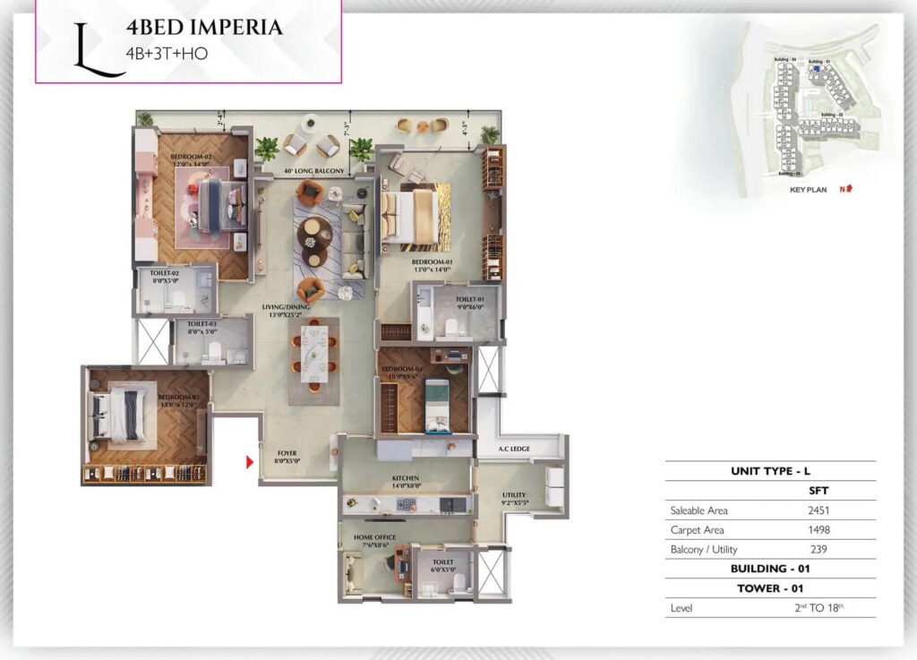 Prestige Raintree Park Floor Plan1