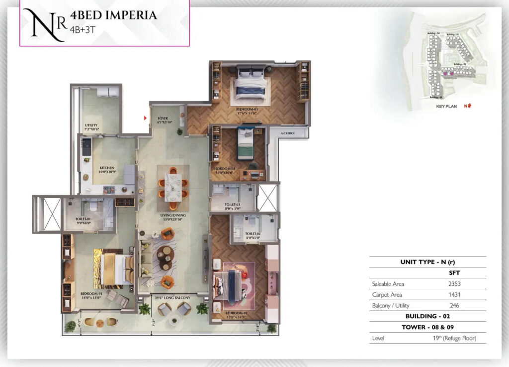 Prestige Raintree Park Floor Plan2